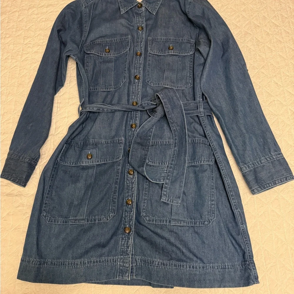 Banana Republic Heritage Expedition shirt dress woman’s size XL - Picture 5 of 5